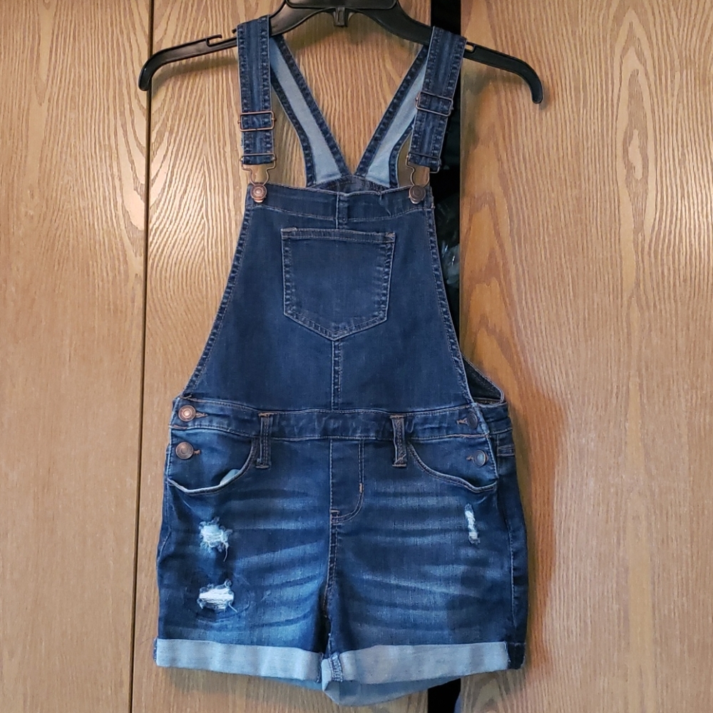 Girls overall shorts
